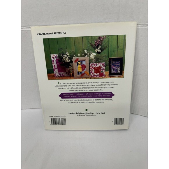 Book- The Great Rubber Stamp Book: Designing Making Using Greeting Cards… - Picture 2 of 12